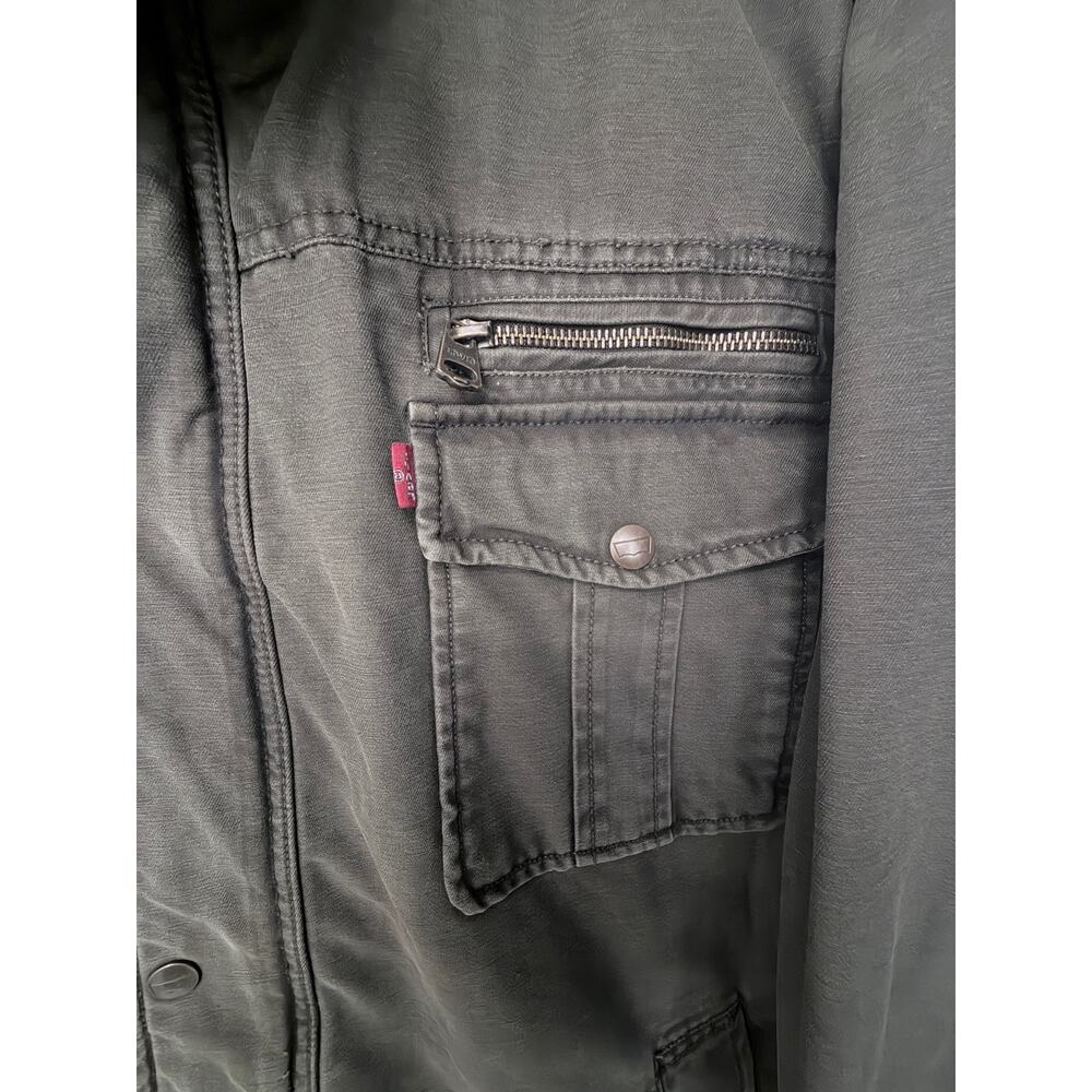 Levi's Olive Utility Jacket Mens XXL - Picture 5 of 8